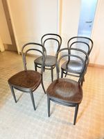 Thonet – 4 Stühle Nr. 214, dunkelbraun