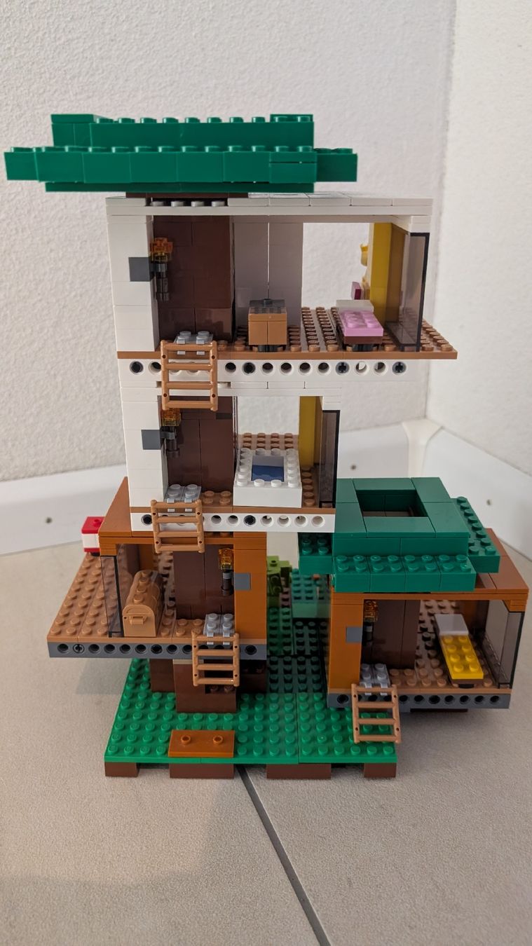 Lego Kit di costruzioni: LEGO Minecraft Das moderne Baumhaus 21174 - selten – Usato da Möhlin venduto da hans_d 5