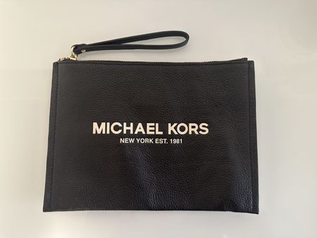 Michael Kors Clutch Tasche schwarz guter Zustand 25 cm