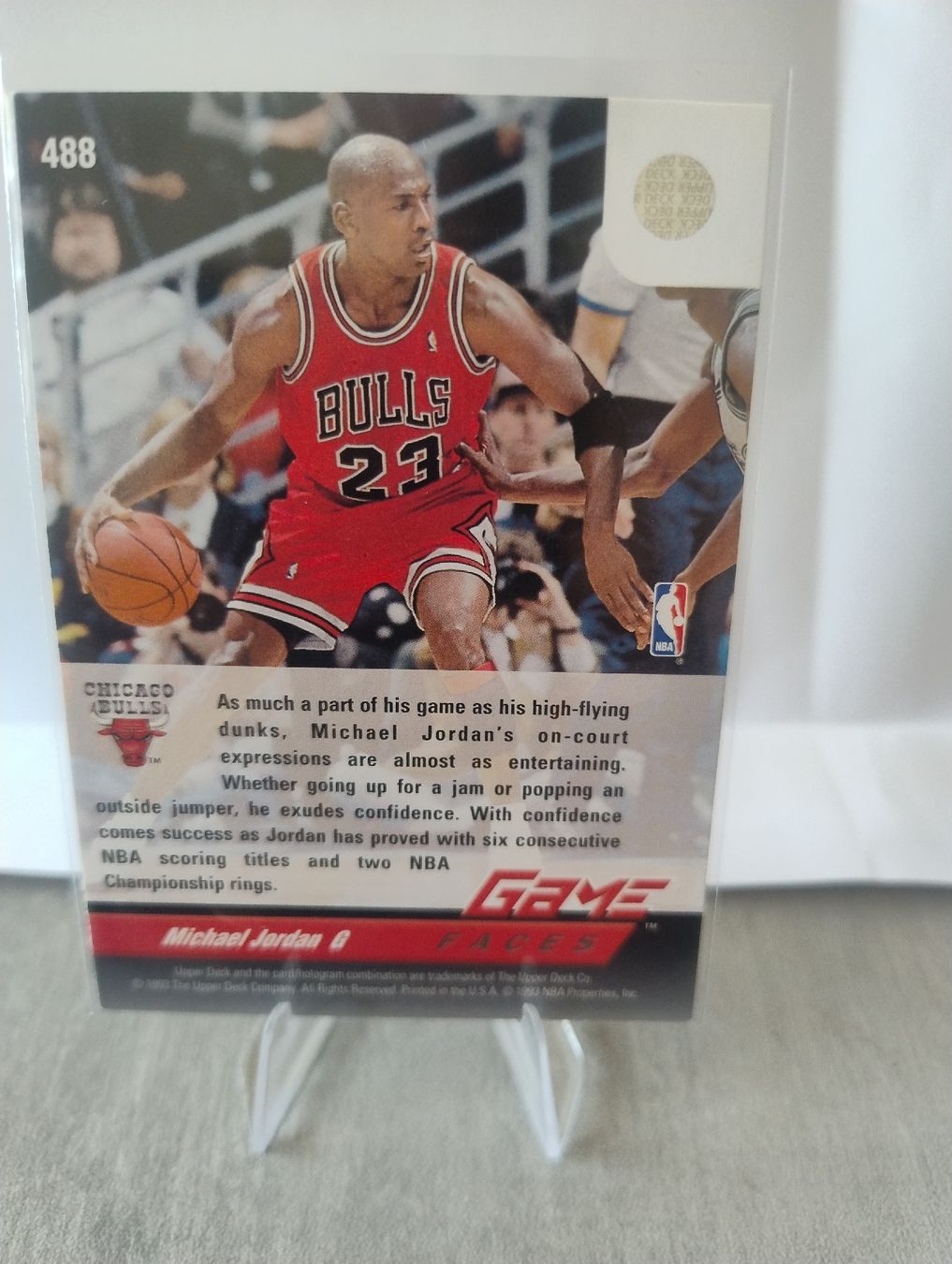 Nba Carte collezionabili: NBA 1992 UPPER DECK MICHAEL JORDAN no 488 – Nuovo (secondo la descrizione) da Martigny venduto da julionix 2