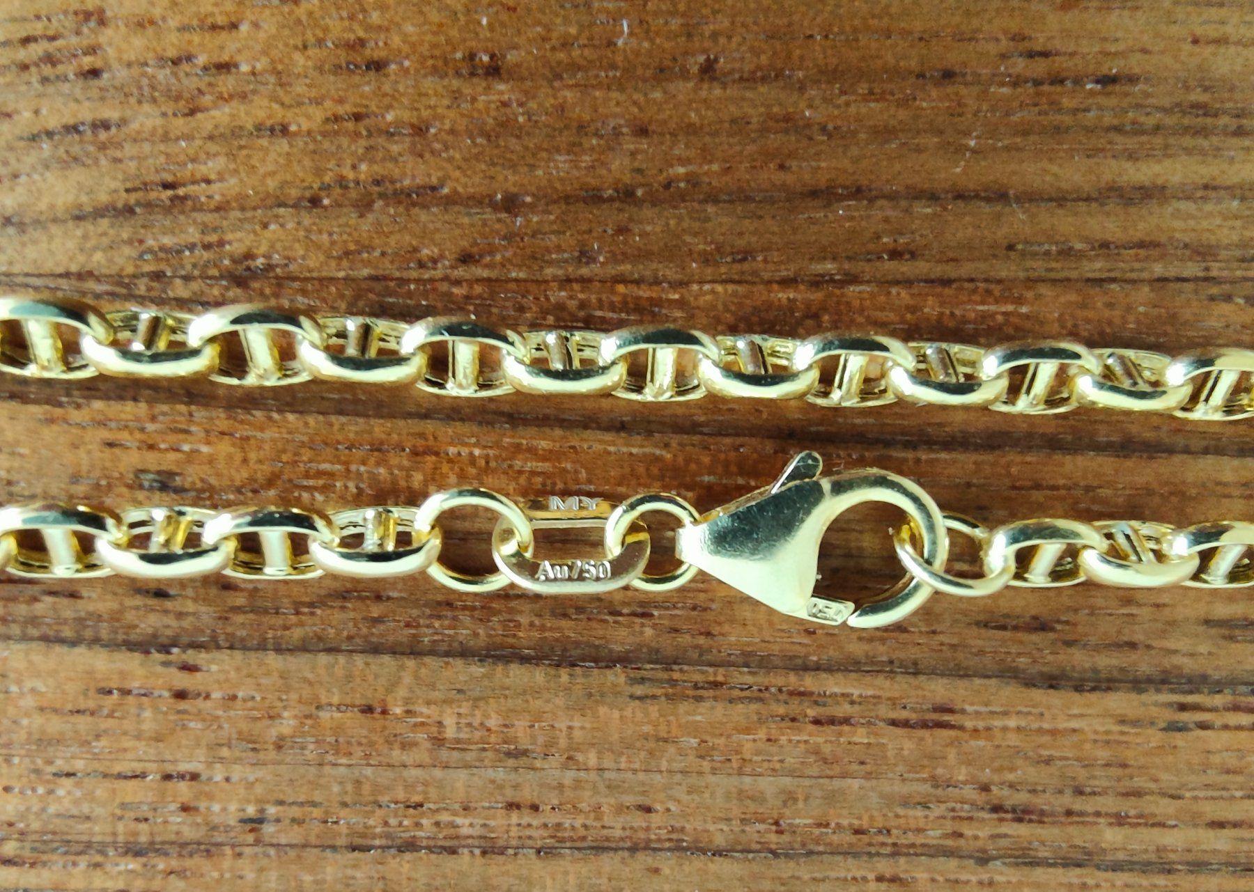 Catenine: Halskette, 18K Gold, ca. 50cm – Nuovo e nell'imballaggio originale da Rümlang venduto da 21f 1