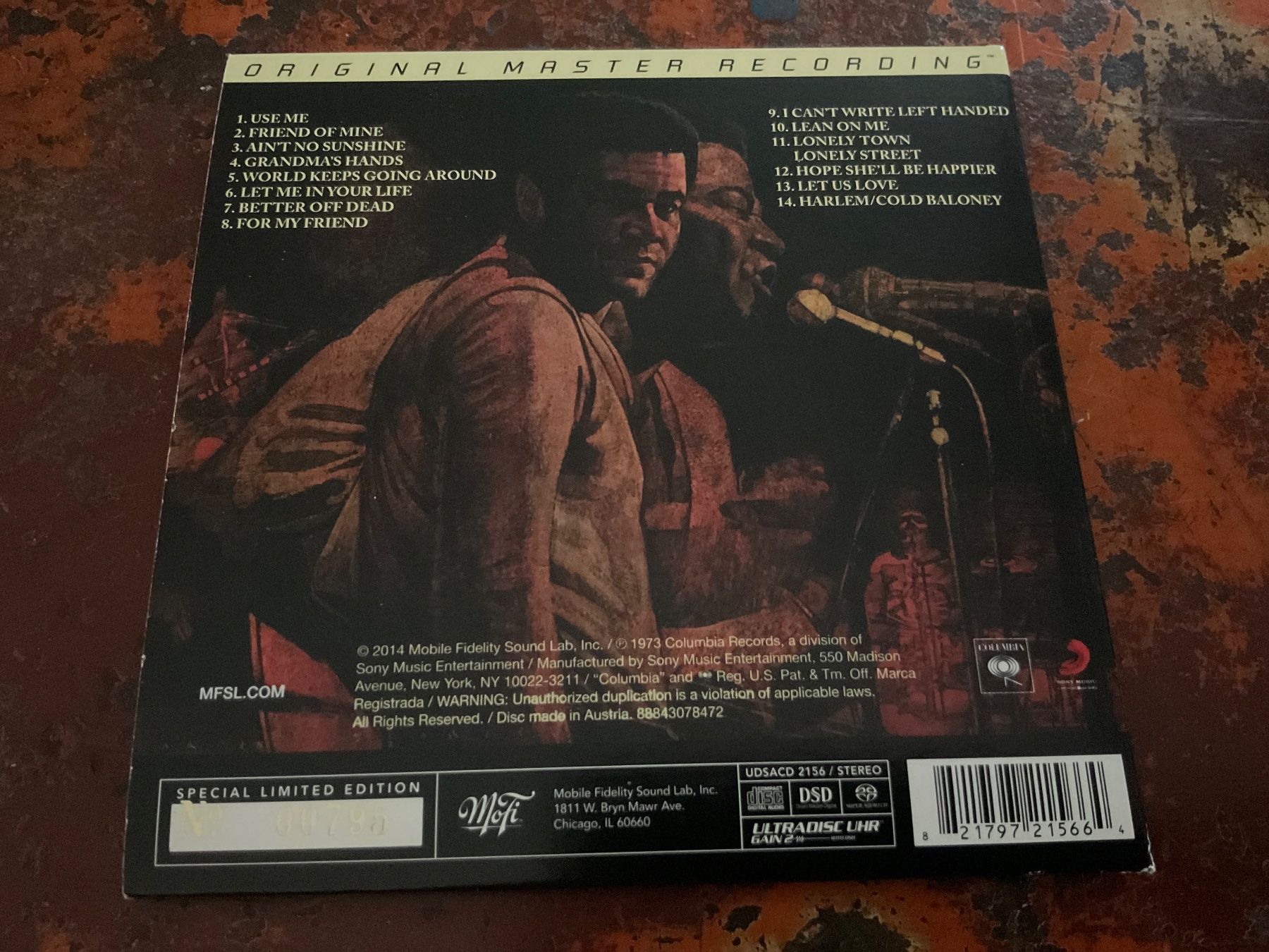 CD: Bill Withers Live SACD Hybrid – Usato da Delémont venduto da vinylfreak01 1