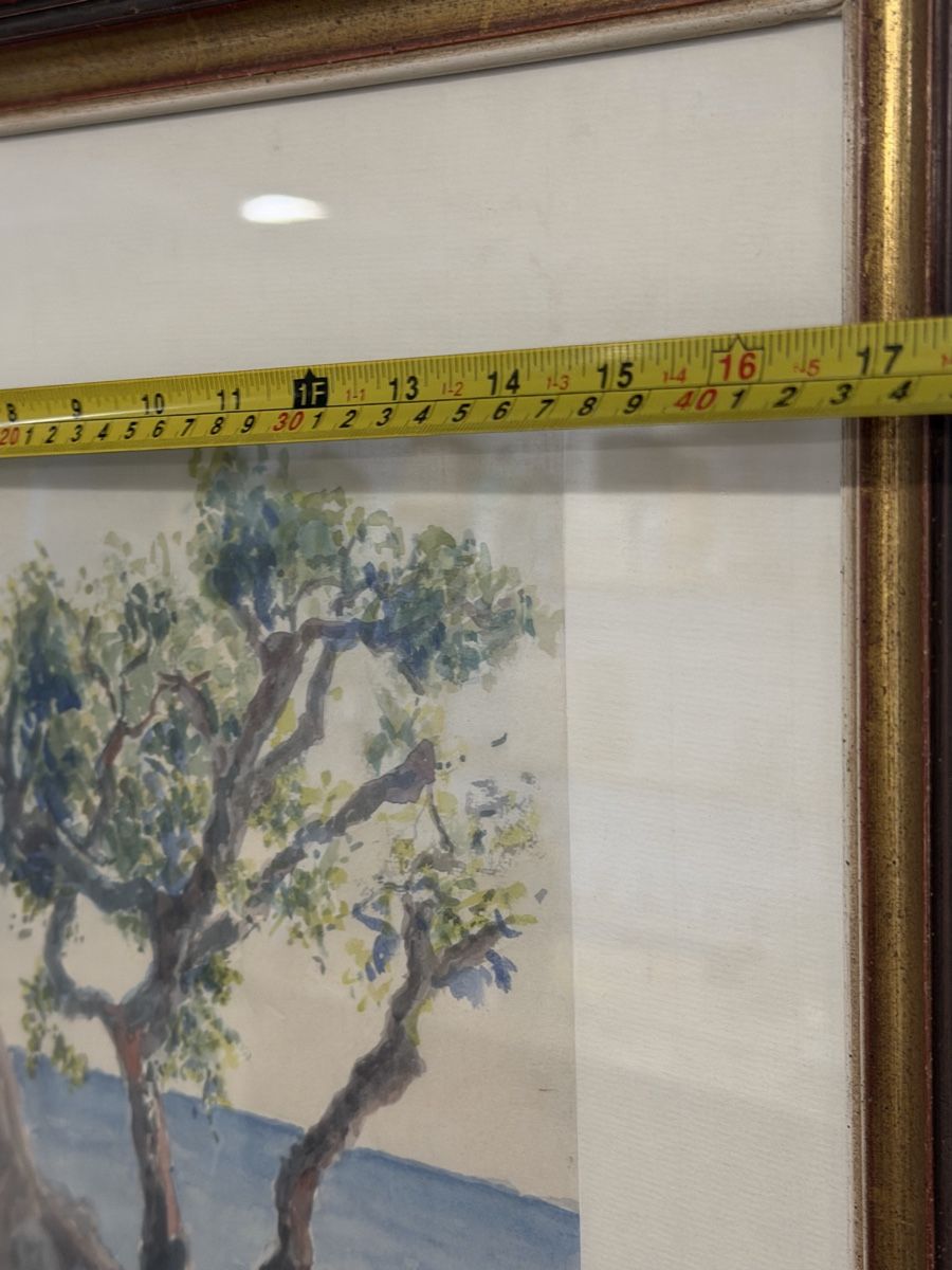 Dipinti: Aquarelle signée  – Usato da montreux venduto da Always-Good 7