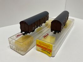 Liliput H0, zwei 242 10 Güterwagen der ÖBB, Top, Neuwertig