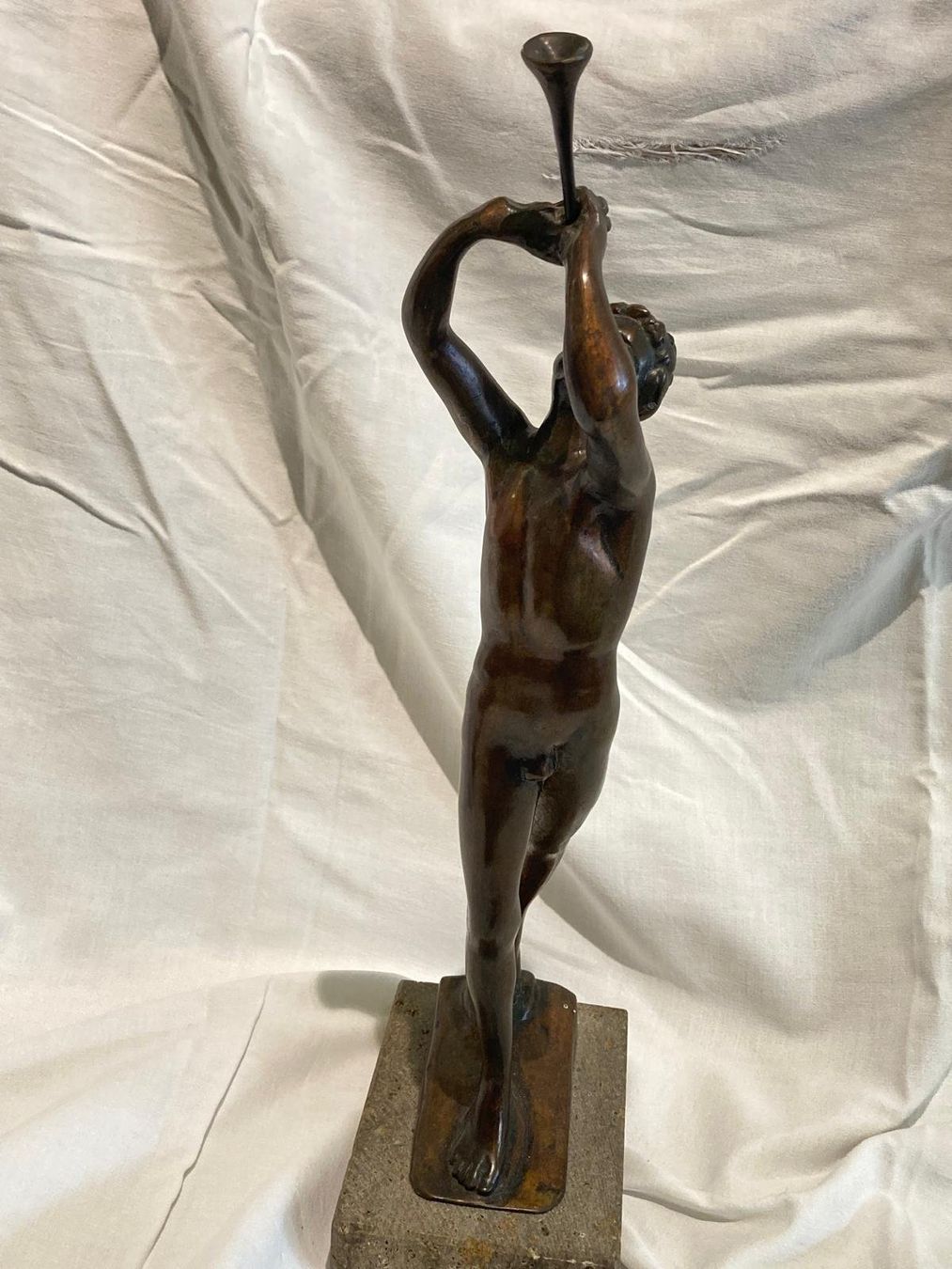 Sculture & Statue: Bronze figurale Skulptur "Flötenspieler" – Usato da Niederhelfenschwil venduto da Chleeblatt1938 2