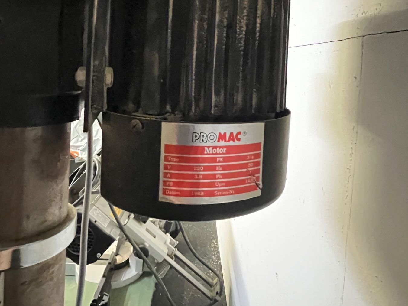 Promac Trapani: PROMAC 412 Junior Ständerbohrmaschine – Usato da obergösgen venduto da bin_x5yg 2