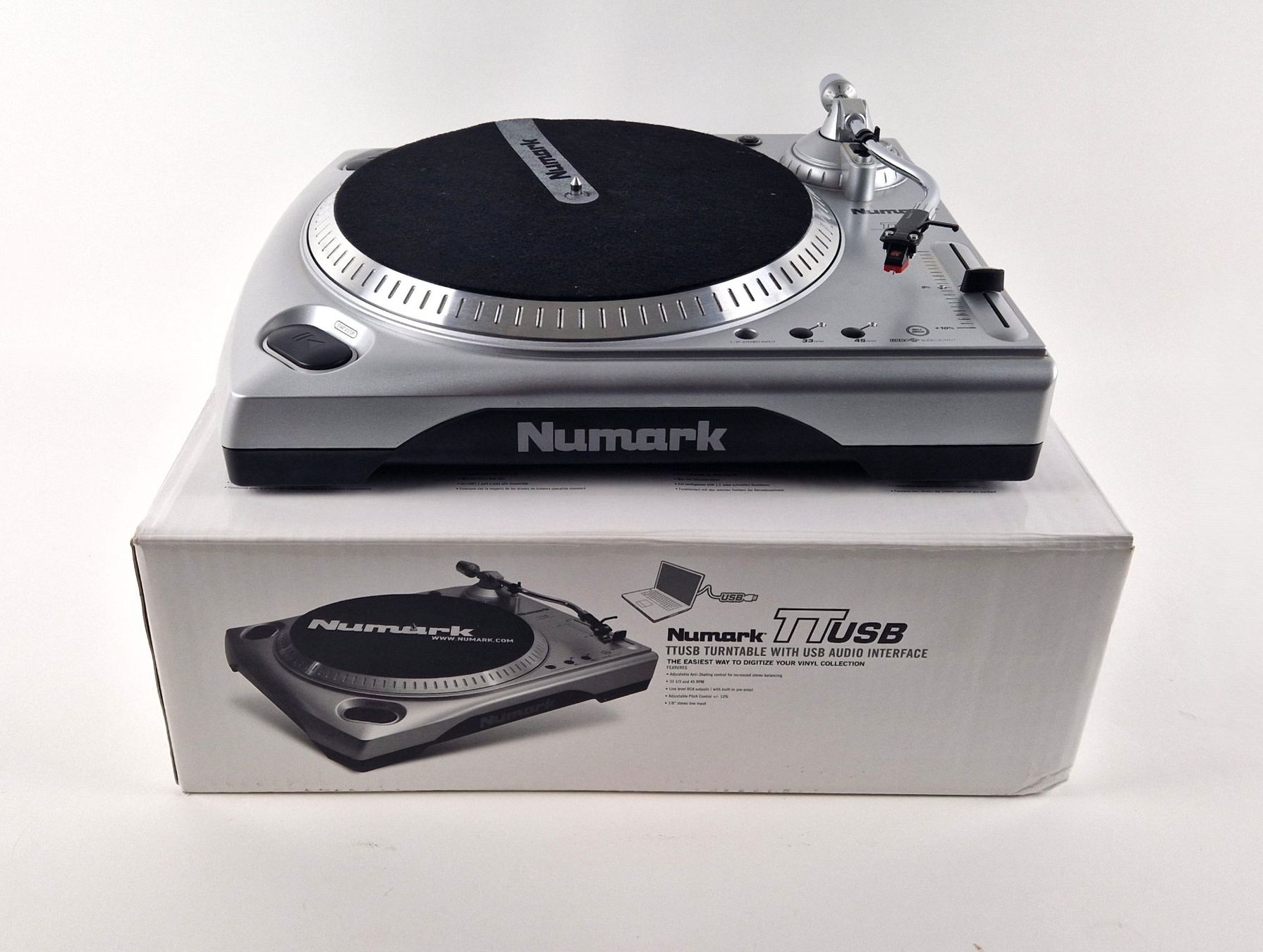 Numark Plattenspieler: TTUSB Plattenspieler mit USB Audio Interface – Gebraucht aus Basel von Restwert_Basel