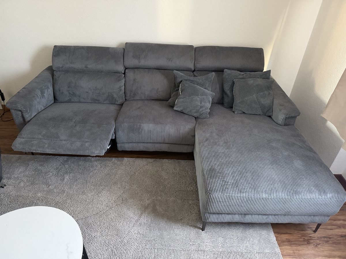 Divani: Ecksofa in Grau mit Longchair & Relaxfunktion – Nuovo (secondo la descrizione) da Frenkendorf venduto da Witwicky 2
