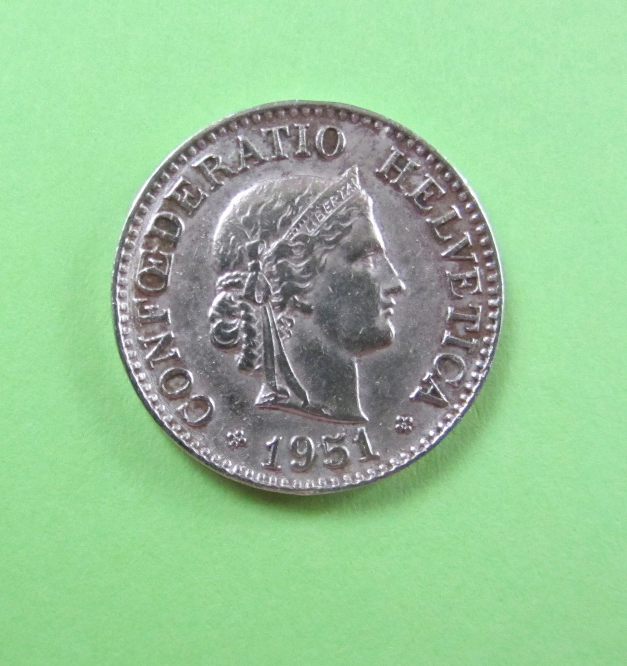 Tutti le monete: 10 Rappen Münze 1951 – Usato da Malters venduto da moc_z8d9