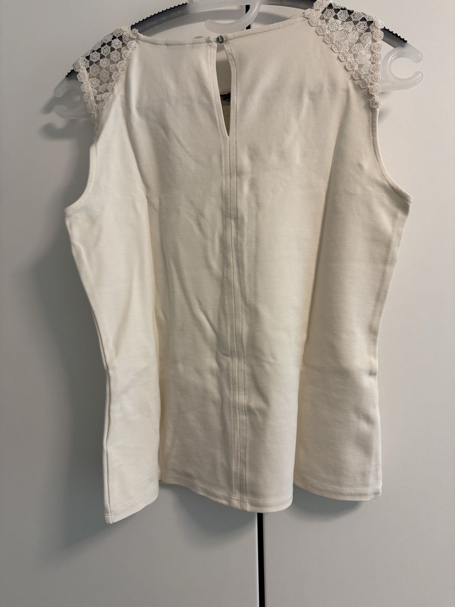 H&M Tops: Schönes Shirt mit Spitzenoptik – Gebraucht aus Zürich von ljp_2hsx 2