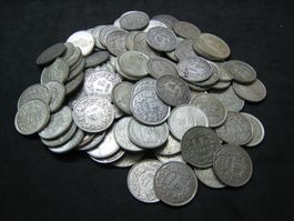 1.200 kg   1 Franken Silbermünzen Schweiz