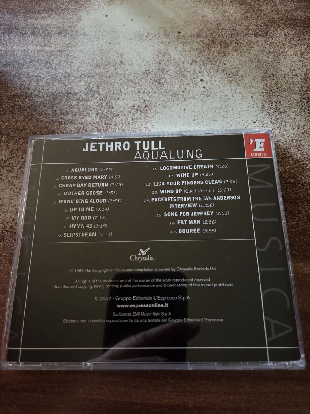 CD: Jethro Tull - Aqualung – Usato da Wattenwil venduto da Mage66 1