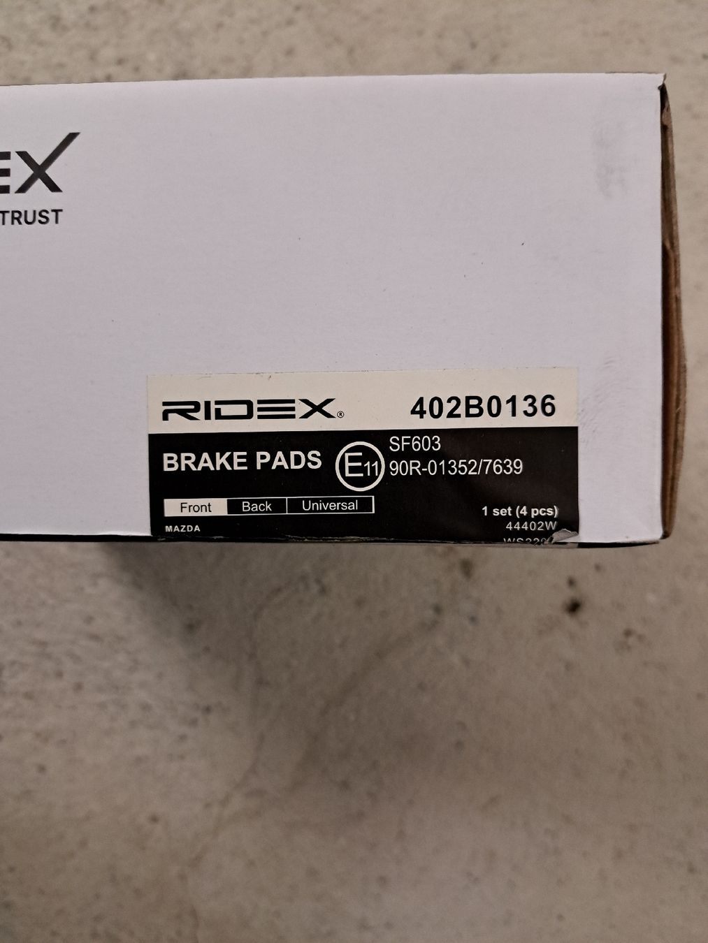 Autos: Bremsbeläge Auto – Neu und originalverpackt aus Muri AG von Patrick311 1