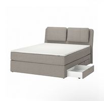 Boxspringbett dunkelbeige 160x200 Neu