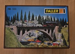 Faller (120)533 Bausatz Steinbogenbrücke