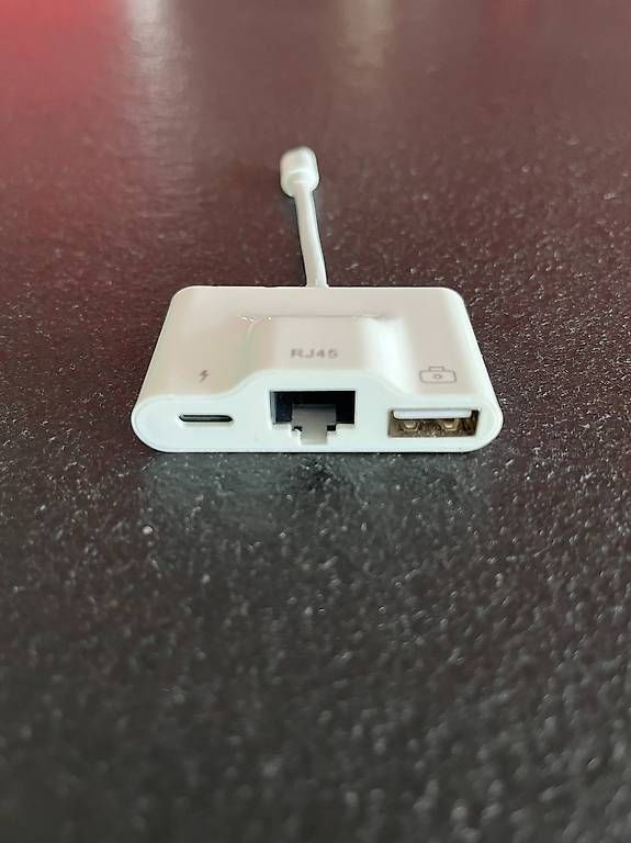 Apple Unità & Adattatore: Adaptateur Lightning vers USB et Ethernet RJ45 – Nuovo (secondo la descrizione) da Vevey venduto da JA1982 1