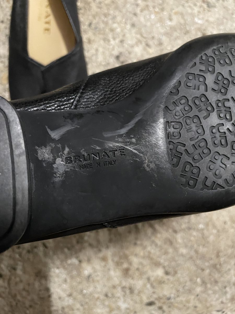 Brunate Chaussures femmes: Brunate black leather ballet flats size 38 – D'occasion à Neuchatel par shi_9fzw 2