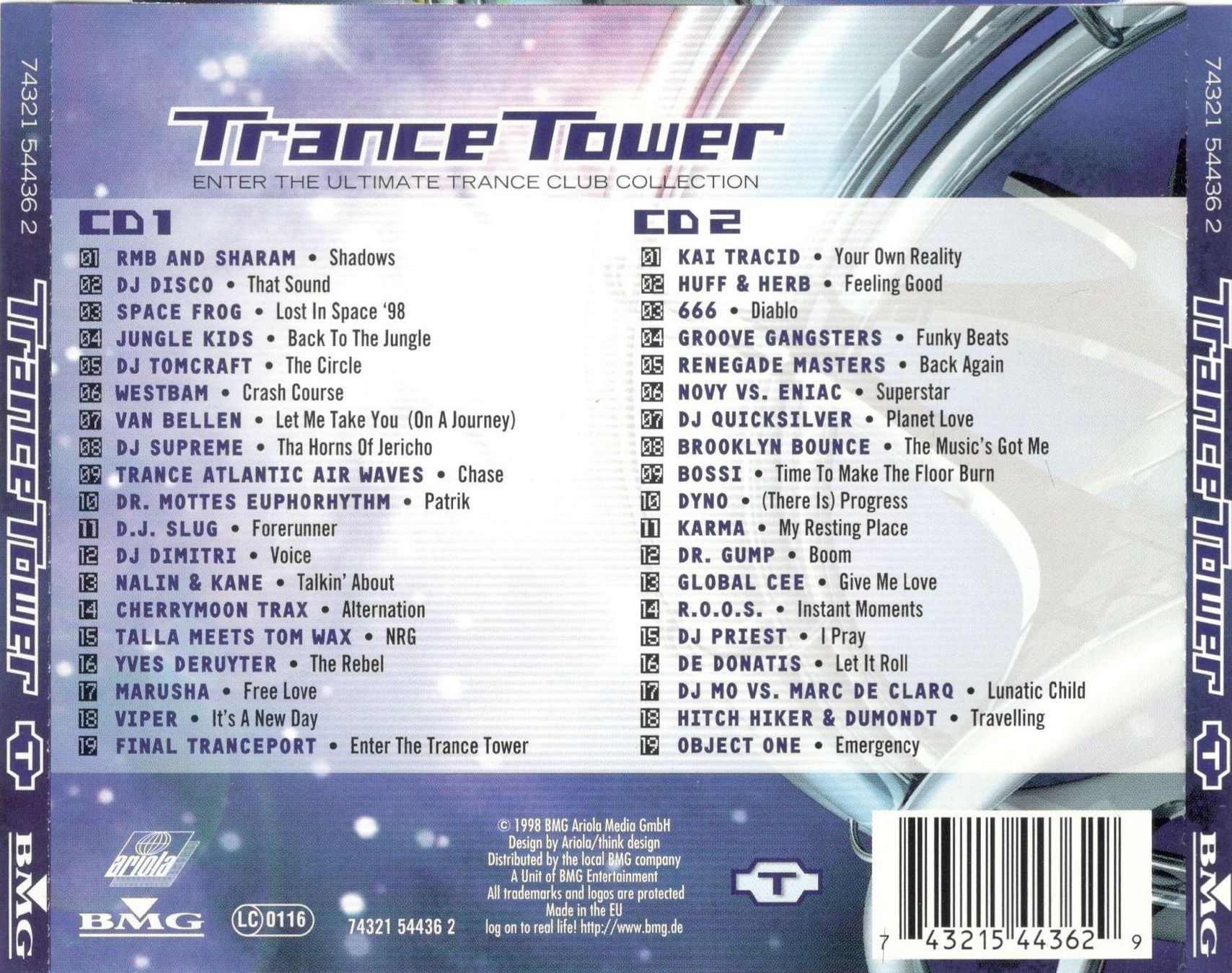 CD: Trance Tower Doppel CD Enter The Ultimate Trance Club Coll – Usato da St. Margarethen TG venduto da ursk10 1