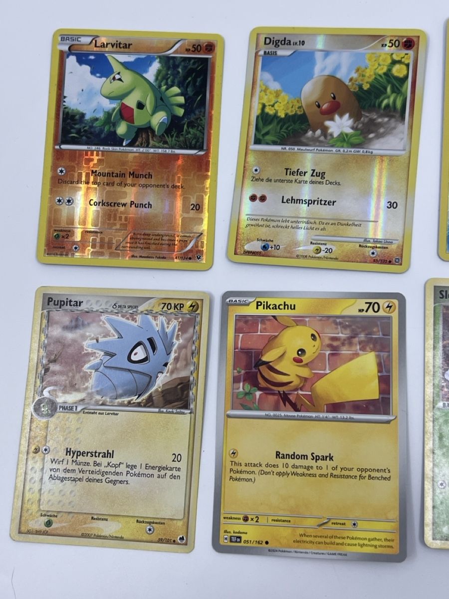Pokémon Carte collezionabili:  Pokemon Karten Sammlung - 6stk mit Reverse Holo Digda usw – Usato da Diegten venduto da 5shop7 1