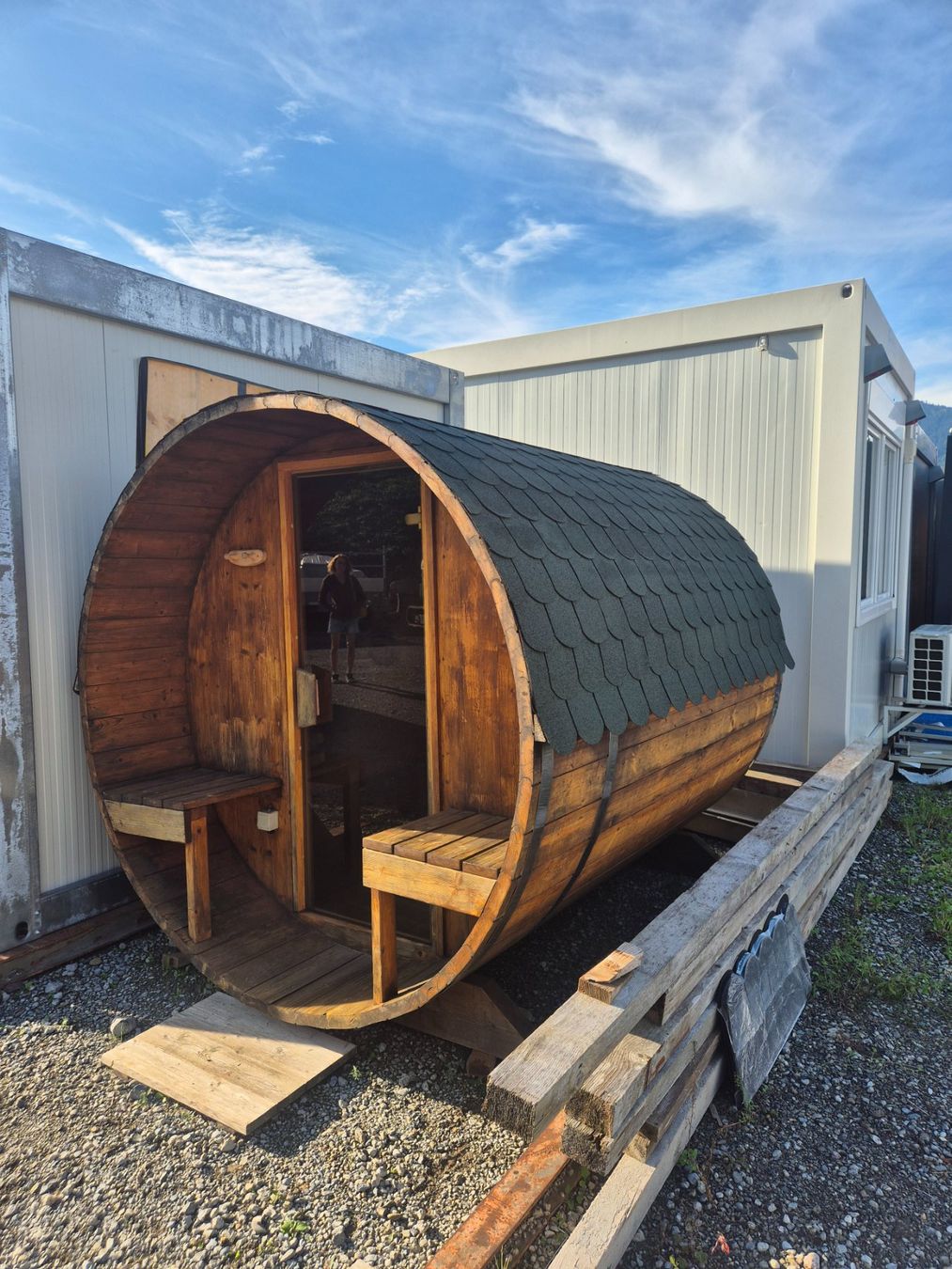 Sauna & Accessori: Fasssauna, Sauna, Wellness – Usato da Galgenen venduto da contdeluxe 1