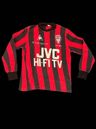 Original OGC Nice Fussball Trikot 1981