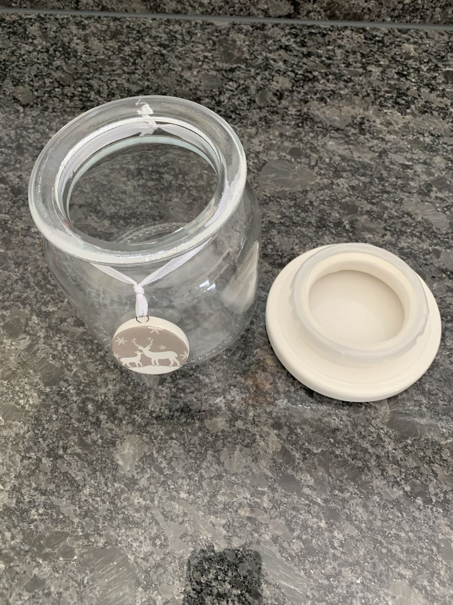 Bicchieri: Bonboniere Glas mit Deckel / Vorratsglas – Usato da Niederrohrdorf venduto da troch 1