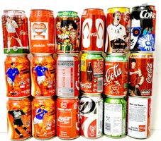 18 alte Coca-Cola Dosen  (6)