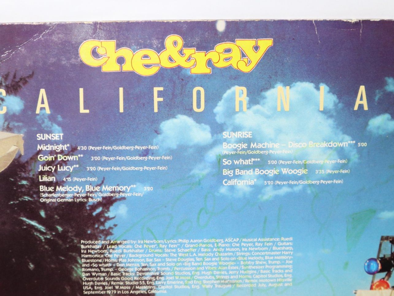 Dischi in vinile: Vinyl LP Che & Ray California Signiert – Usato da Eschenbach SG venduto da Astalavista 3