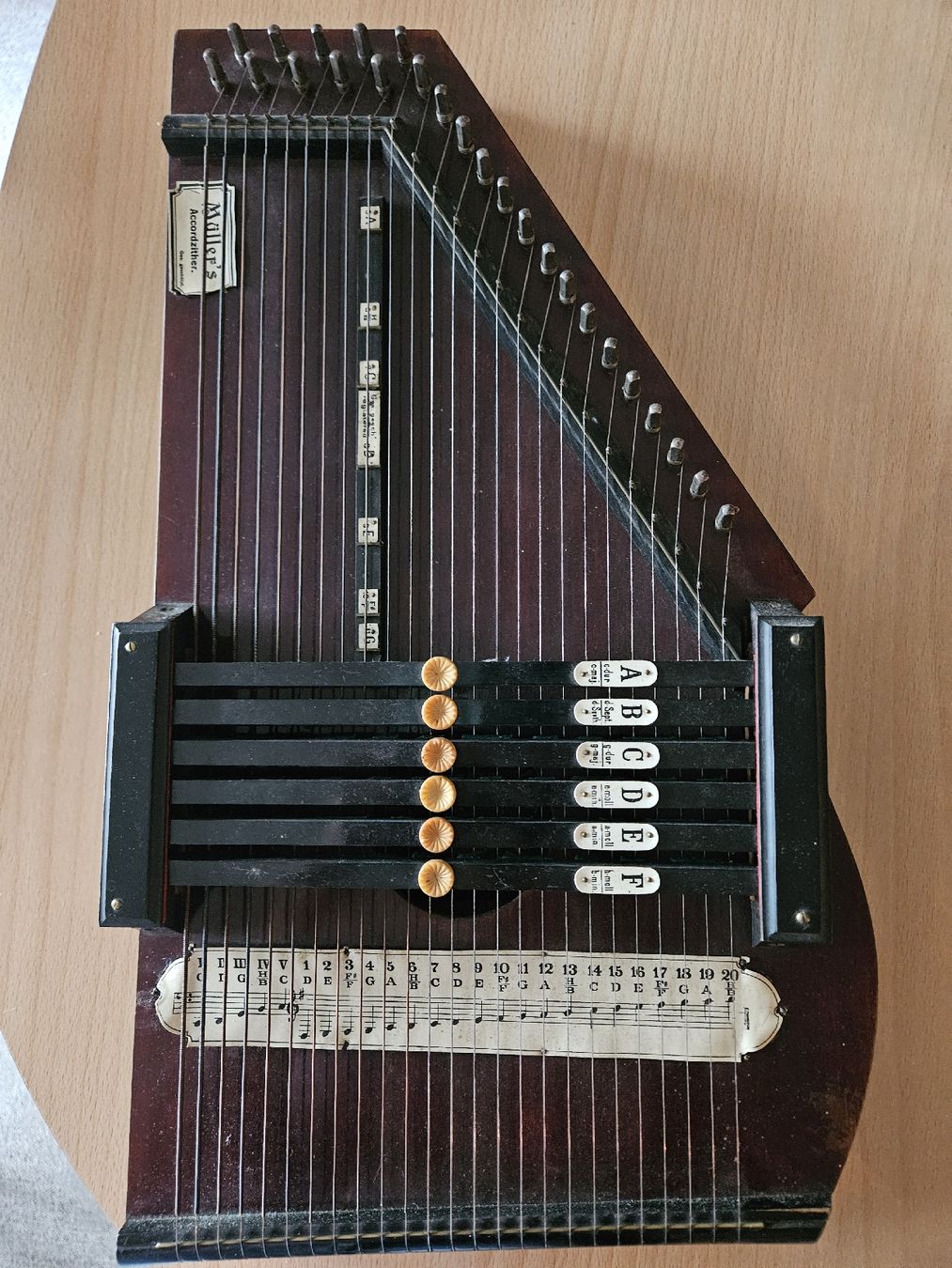 Strumenti musicali: Akkordzither – Usato da Hinwil venduto da reg_sp8s