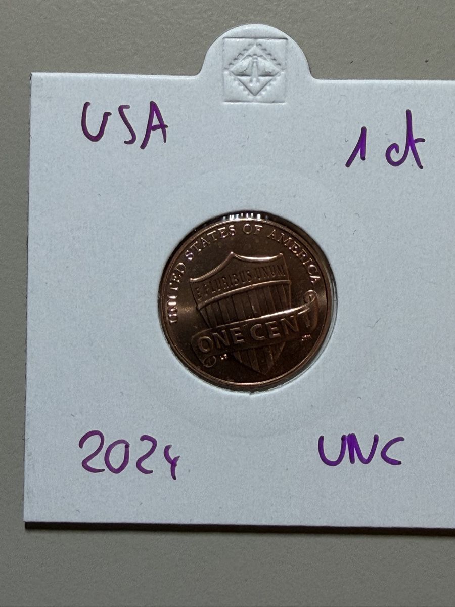 Tutti le monete: USA - 1 cent - 2024 Unc  – Nuovo (secondo la descrizione) da Payerne venduto da Mike1682
