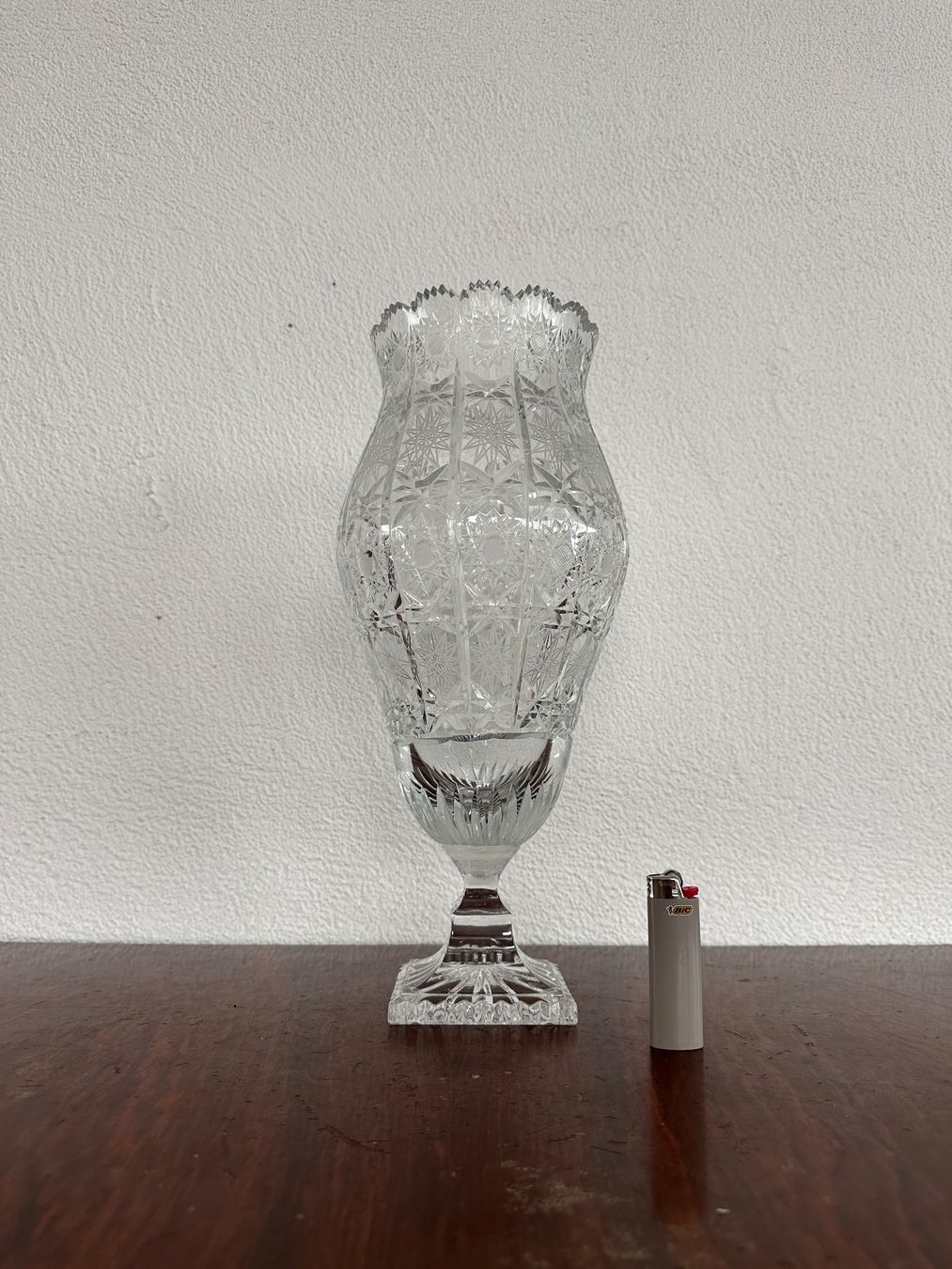 Vasi & Recipienti: grosse Vintage Kristallglas Vase – Usato da Zürich venduto da frauflufelberg