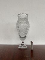 grosse Vintage Kristallglas Vase