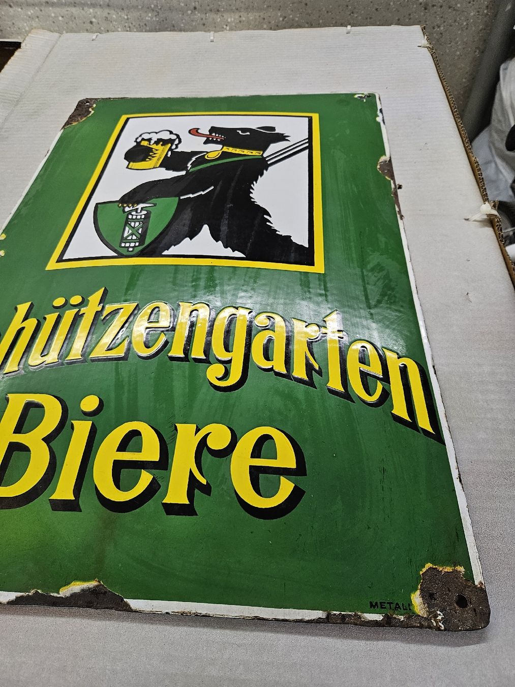 Insegne: original Emailschild Schützengarten, Cupfinal 2026!!!! – Usato da Ossingen venduto da eri_zp65 1