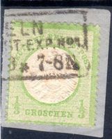 DEUTSCHE REICHS-POST 1872 1/3 GROSCHEN GESTEMPELT - BL212
