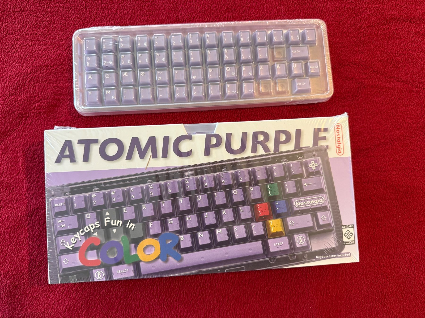 Claviers: PBTFans Atomic Purple Keycap Set - Nintendo Style – Neuf (Voir description) à Wilen b. Wollerau par TheNordic