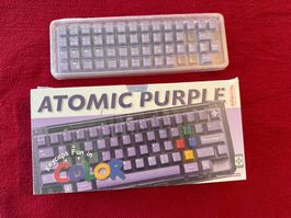 PBTFans Atomic Purple Keycap Set - Nintendo Style