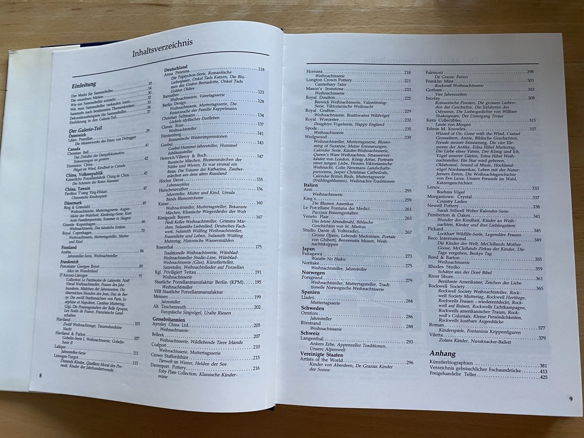 Libri: Das Bradford Buch der Sammelteller - Schweizer Ausgabe – Usato da Schwarzenburg venduto da Michellu 5