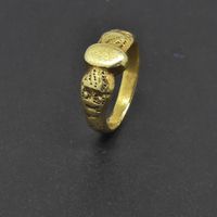 Schlichter Ring in 14 Karat Gelbgold