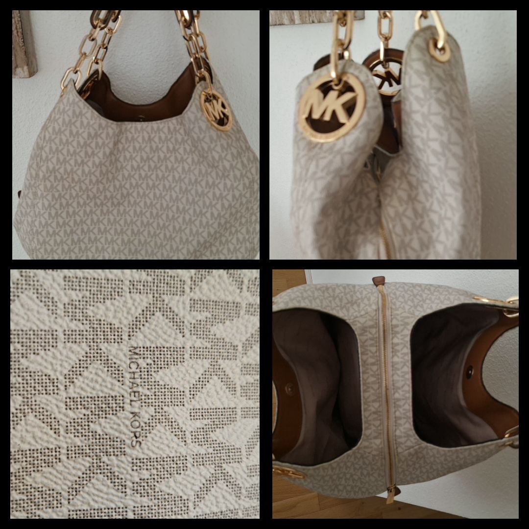 Michael Kors Borse da donna: Damentasche Michael Kors Tasche Logo Print beige  – Usato da Brugg AG venduto da bacbac5757 8