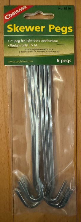 Campingmoon Zeltheringe Aus Karbonstahl – 8-teiliges Set, 20 Cm, Für Harten Boden & Stein