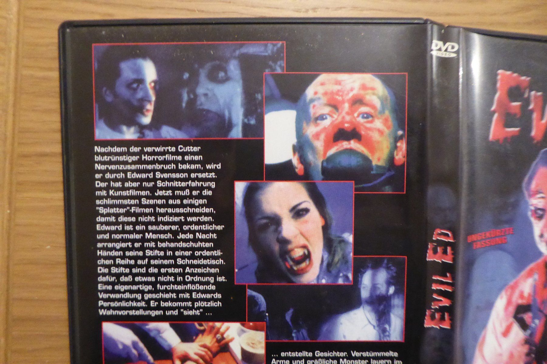 Tutti i DVDs: DVD uncut Evil Ed - schwedischer Fun Splatter – Usato da Allschwil venduto da Summelsarium 1