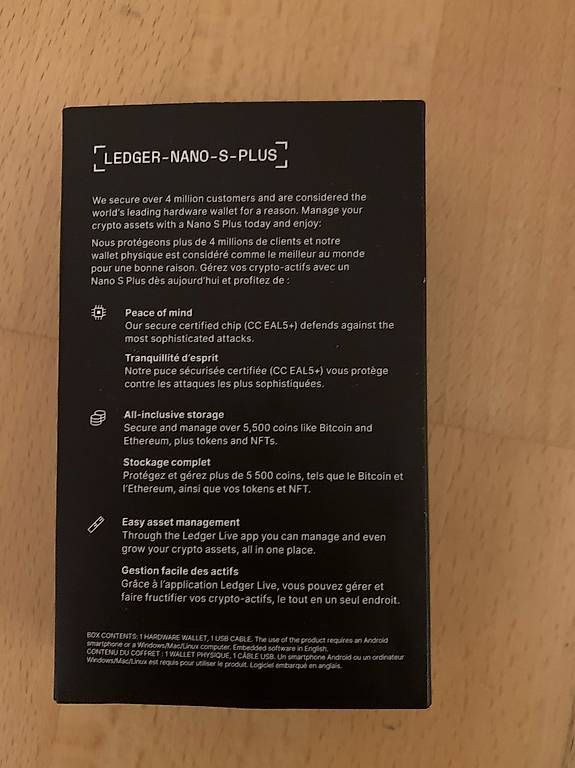 Ledger Coin Miner: Ledger Nano S Plus – Nuovo (secondo la descrizione) da Günsberg venduto da AlphaCharlieBravo 1