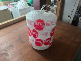 1 Rolle Fluro Fil Packschnur 150/3 weis ab 1.-