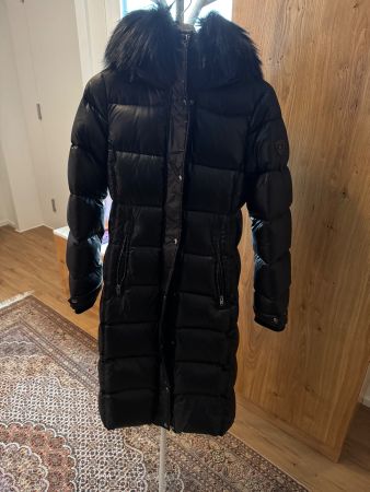 Damen Daunenmantel schwarz