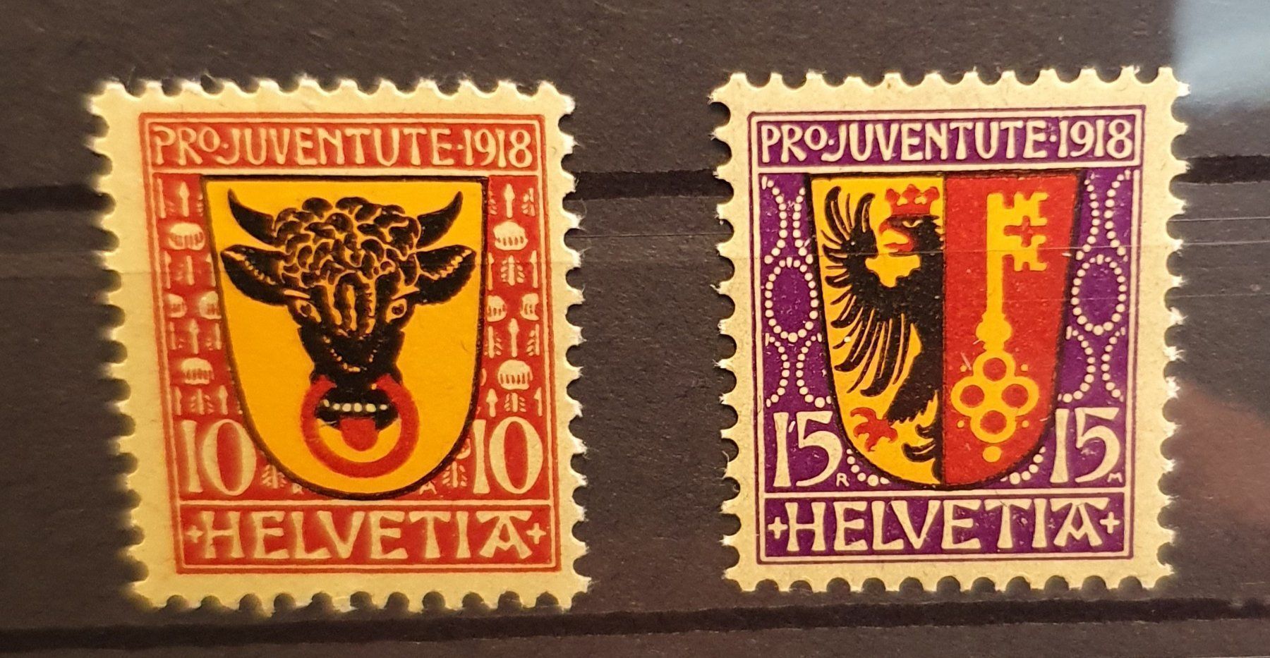 Tutti i francobolli: J10* + J11 Pro Juventute – Usato da Balgach venduto da SIMEON27