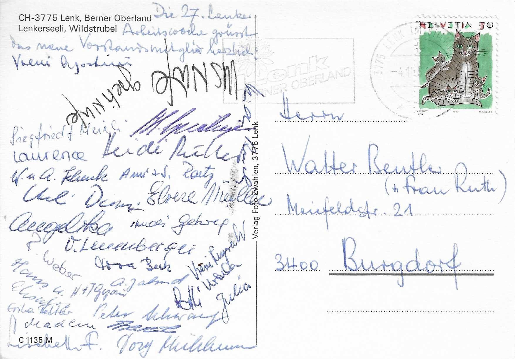 Cartoline postali: Lenk BE – Usato da Rothrist venduto da Stranglehold 1