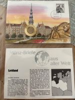 Numisbrief Latvija Lettland 1992 50 Santimu