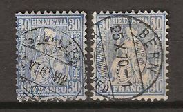 CH041 - Helvetia assise 41 / 41b  obl.