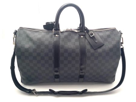 Louis Vuitton Keepall 45 Banduliere Damier Graphite Top