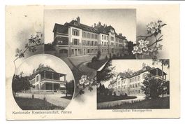 Aarau (AG) Kantonale Krankenanstalt - Frauenpavaillon - 1914